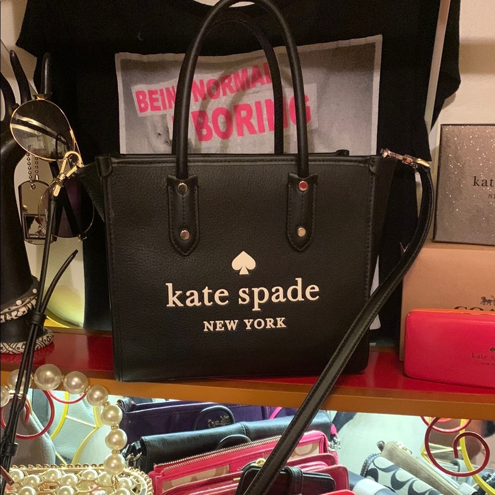 Kate Spade Black Tote with Logo